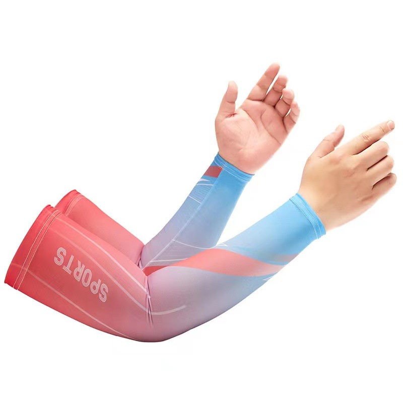 Picture of Sun protection ice oversleeve men's oversleeve Ice Silk gloves women's summer thin UV protection riding face towel driving source