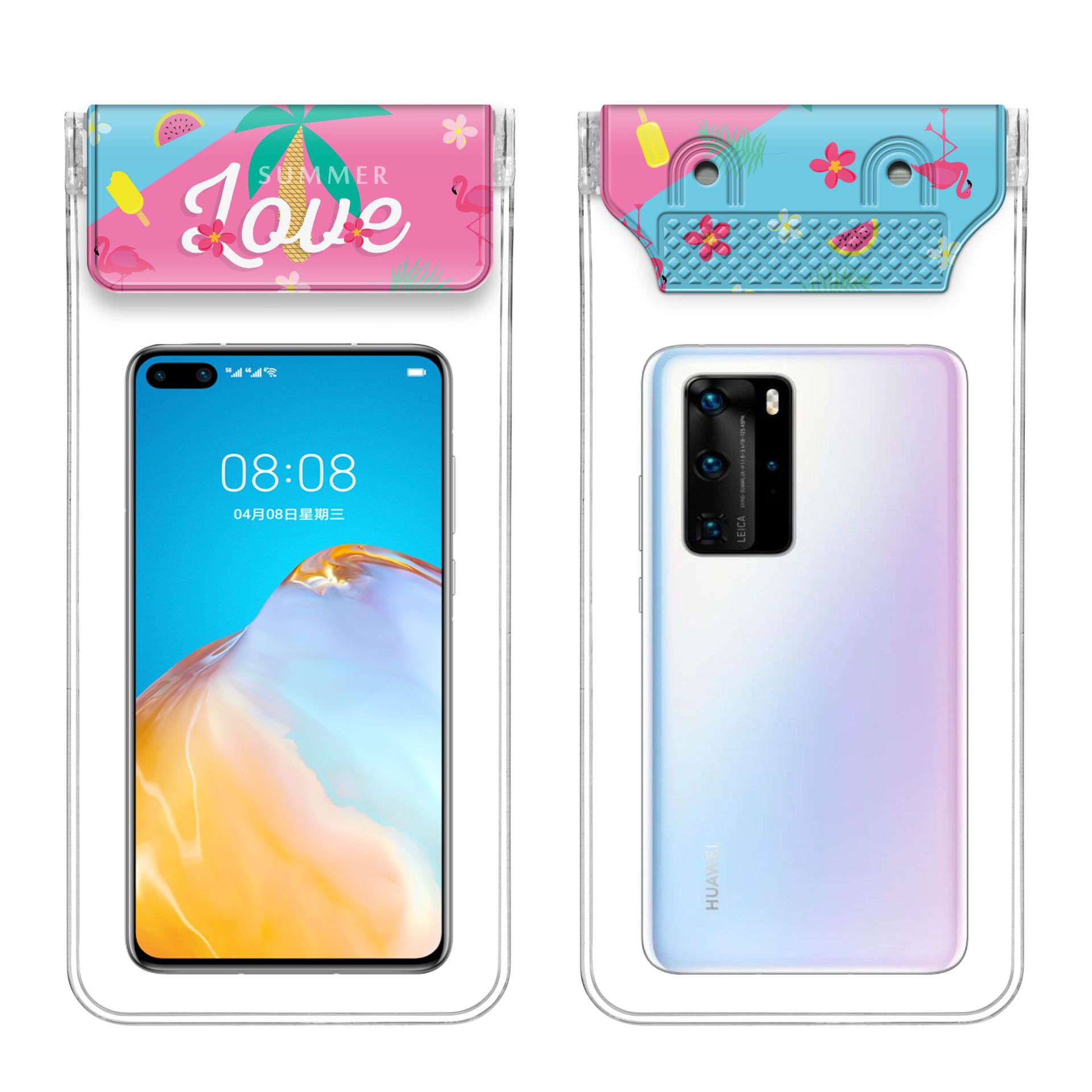 A generation of Korean mobile phone waterproof bag three-layer sealed waterproof case mobile phone large transparent mobile phone waterproof bag