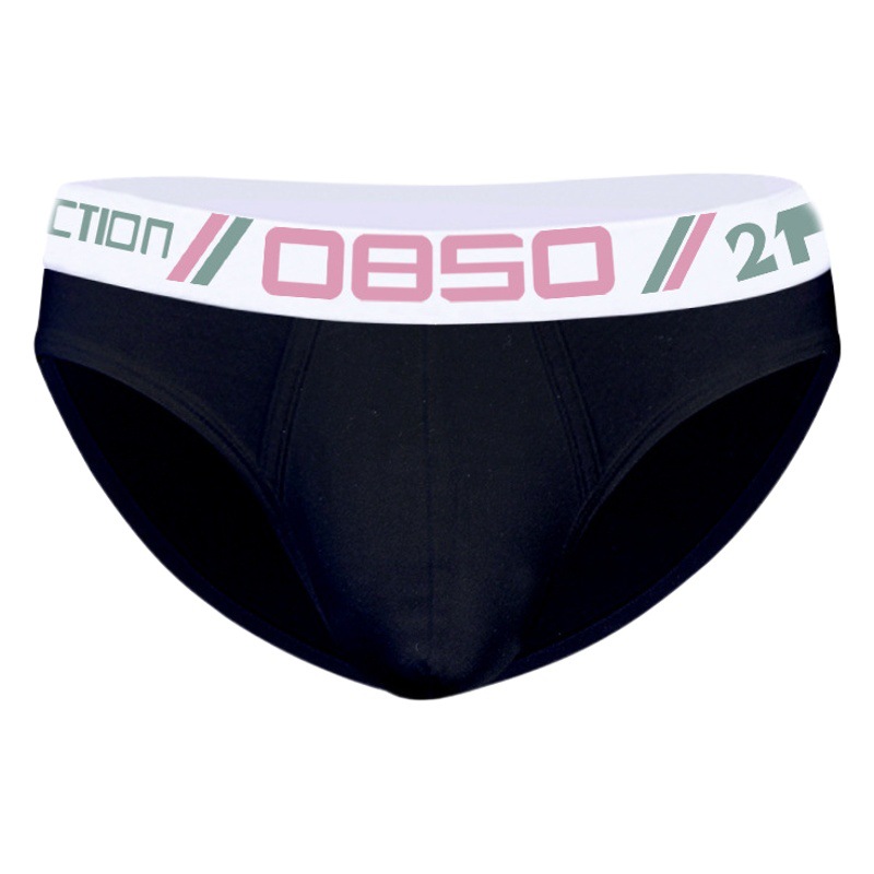 BS source factory high fork cotton breathable solid color low waist fashionable sports breathable men's briefs BS3107