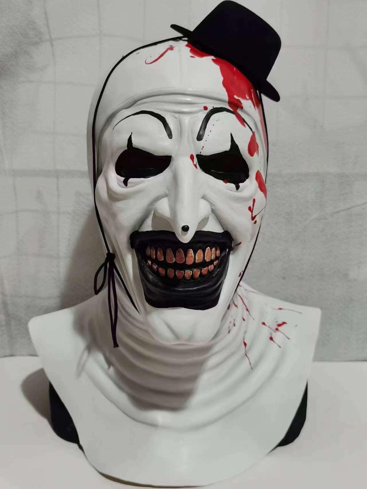 Picture of in stock Horror Movie Broken Soul Clown cosplay Costume Stage Performance Clothes