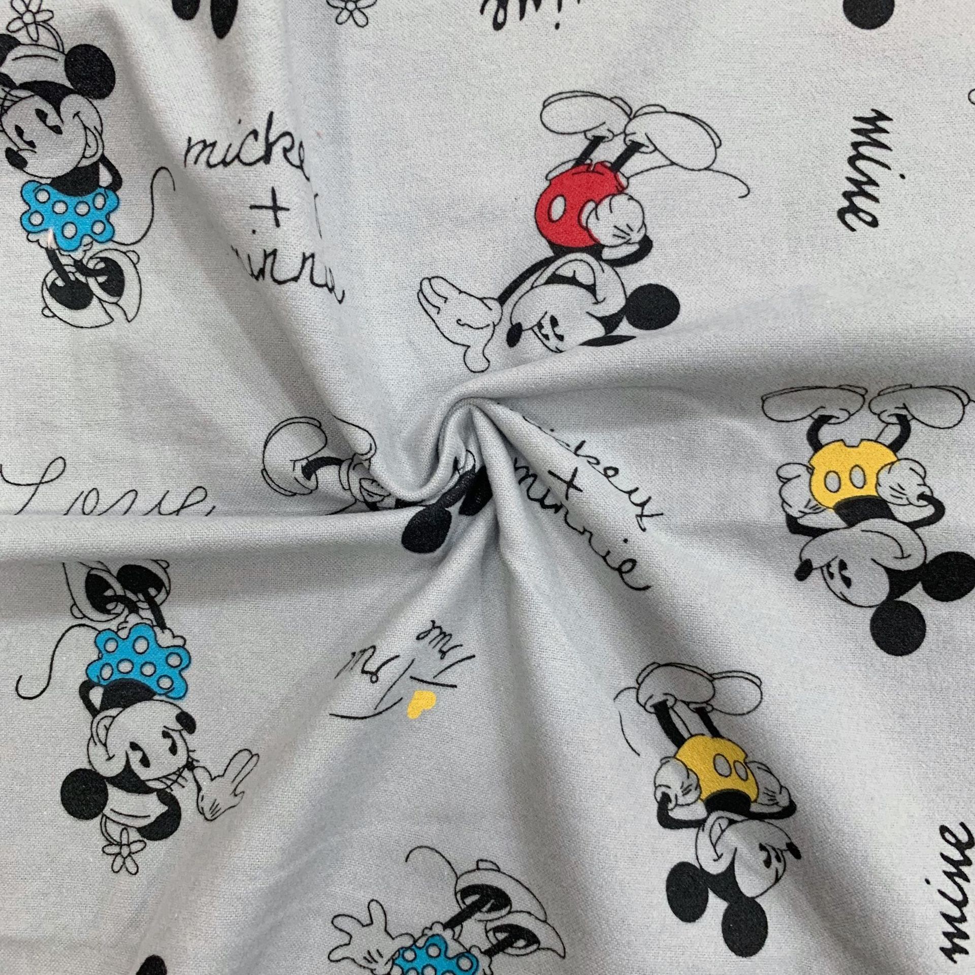 Cotton Cartoon Printed Fabric Bedding Fabric Digital Direct Printing Kidsren's Clothing Fabric Film