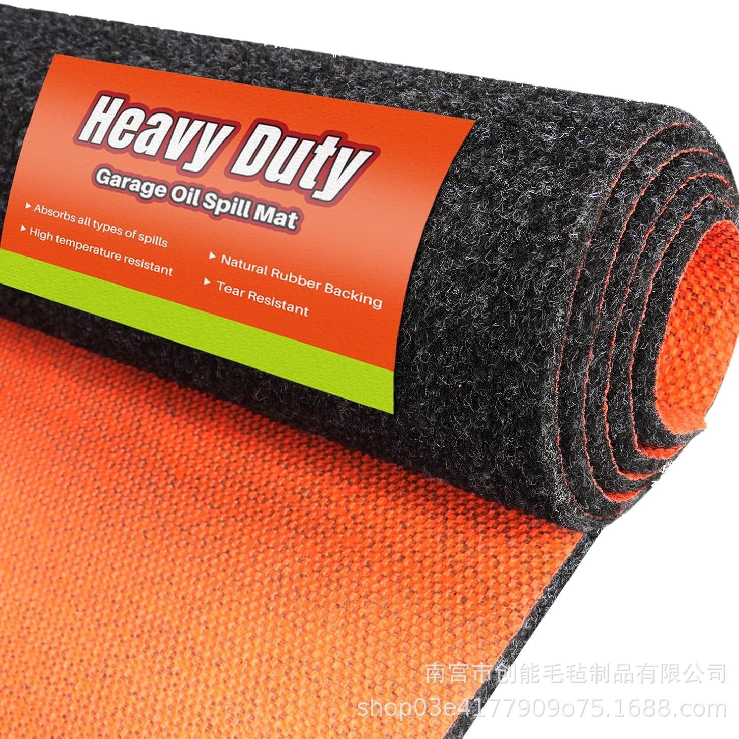 Amazon Thickeneded Felt Floor Mat Garage Water-Absorbent and Oil-Proof Car and Motorcycle Repair Mat Anti-Slip and Oil Spill Prevention Mat