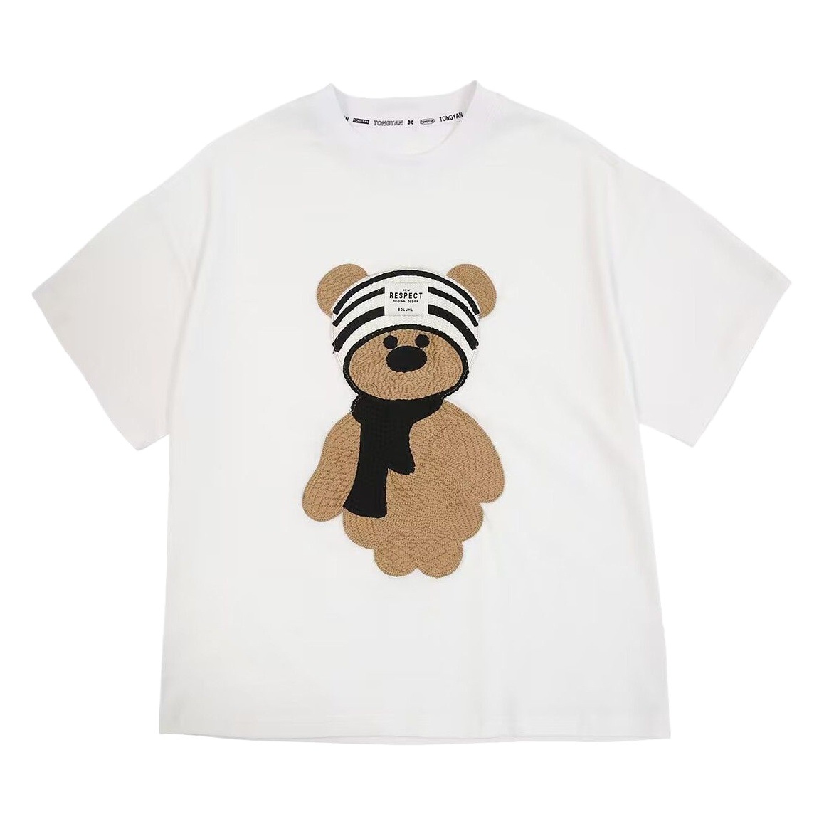 Boys' T-shirt short-sleeved 2023 new summer clothing middle and big children Korean style Boys' short-sleeved shirt trendy children's bottoming shirt