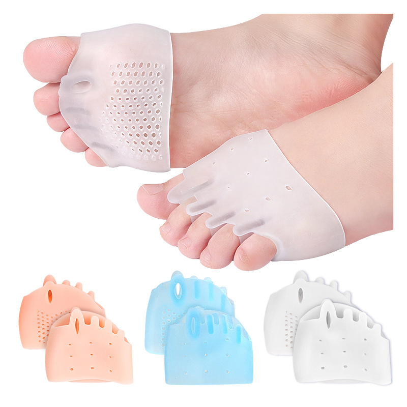 Picture of Cross-Border Five-Hole Honeycomb Front Insole for Hallux Valgus, Big Foot Bone Overlap, Shock Absorption and Pressure Relief, Five-Hole Fixed Separation of Toes