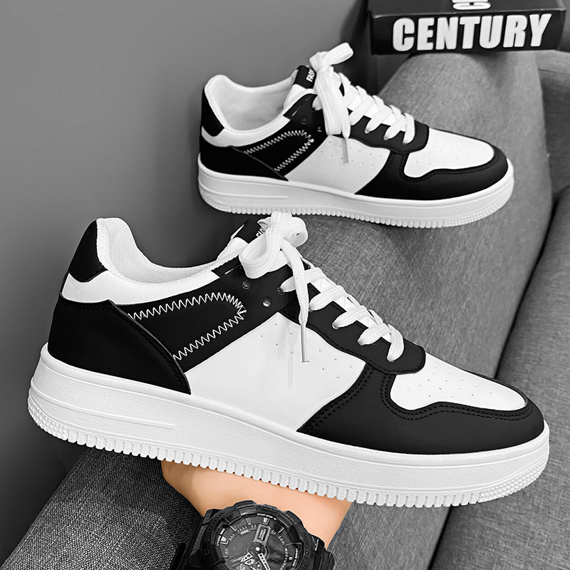 Shoes Men's Trendy Shoes 2025 Spring New Low-Top Sneakers Men's Breathable Easiest for Match White Shoes Male Student Casual Shoes