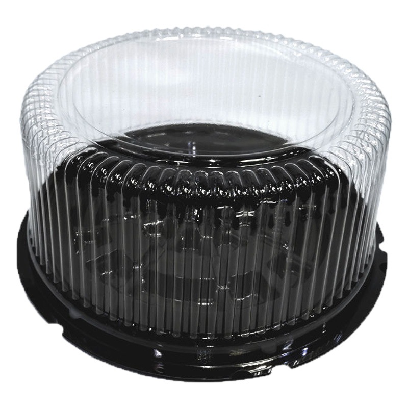 Baked Round Cake Box Chiffon Mousse Layer Cake Disposable Cheese Transparent Thickeneded Blister Box Dessert