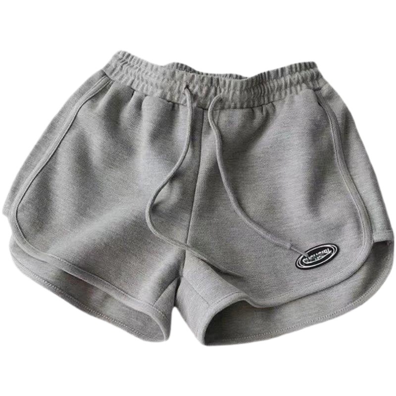 Sports Shorts Women's Summer New Fashionable Hot Girl High Waist Loose Student Slimming Hot Pants Casual Girl Wide Leg Three-point Pants