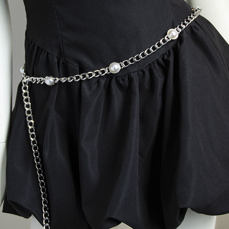 High-end Women's Waist Chain Simple Delicate Chain Waist Chain Pearl Sweet Young Fashion Waist Chain