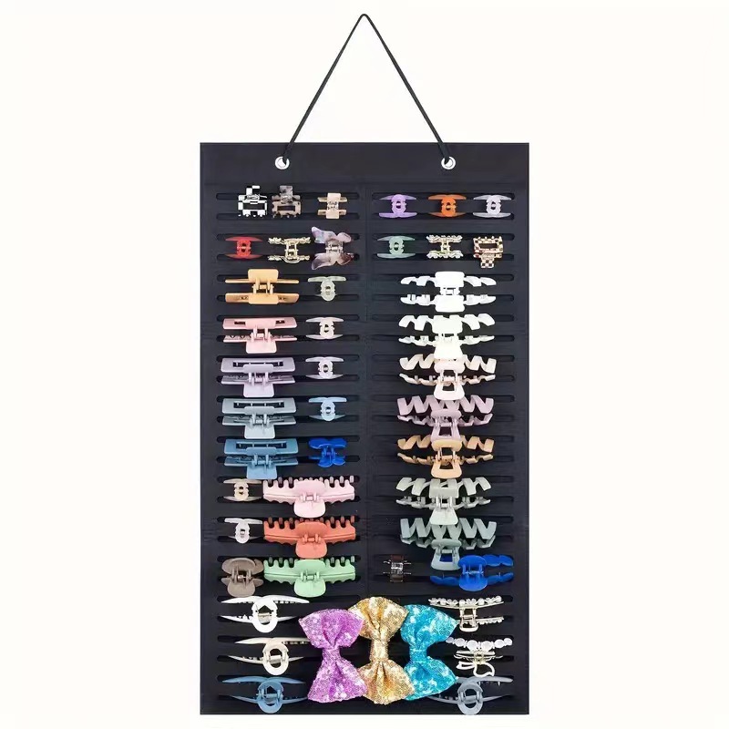 Hairpin Headwear Hanging Bag Hanging Storage Bag Wholesale Children's Multifunctional Storage Pendant Felt Hair Accessories Storage Bag