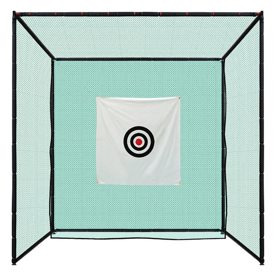 3m X 3m Golf Practice Net Swing Chipping Hitting Cage Indoor and Outdoor Household Hitting Ball Net Practice Equipment