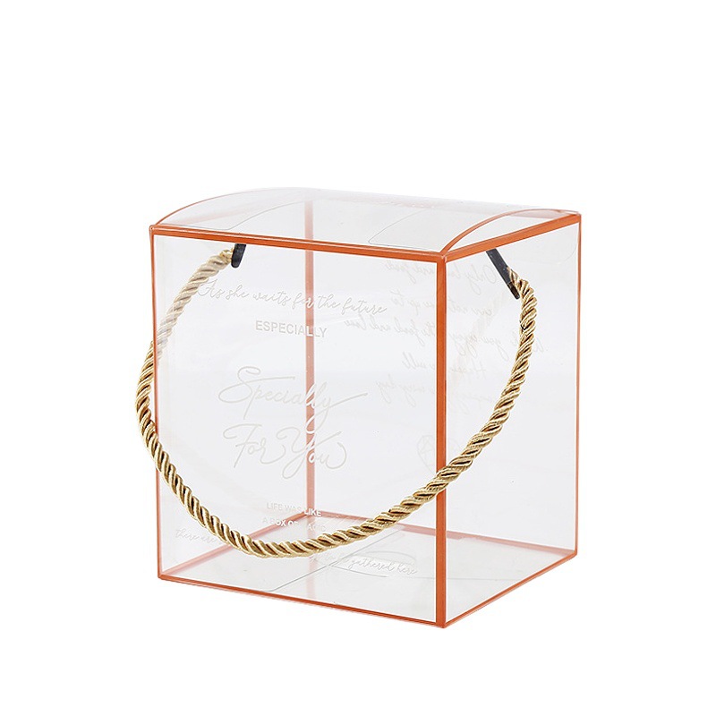 Transparent Gift Box Wedding Accompanying Gift Internet Celebrity Milk Date Packaging Box Empty Box Return Gift Candy Box Snowflake Crisp Box