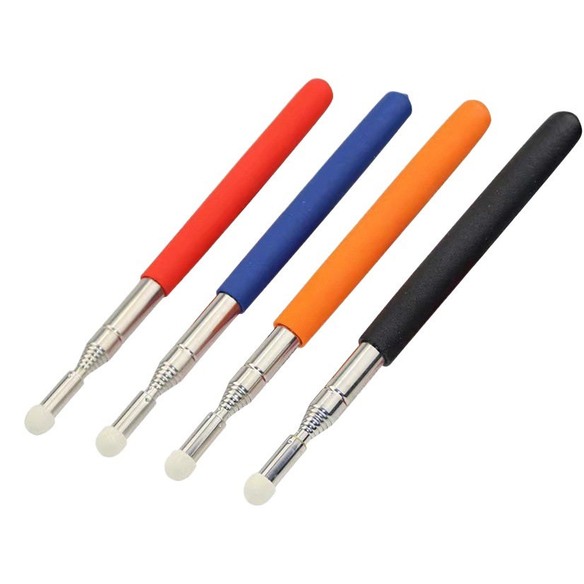 Telescopic pointer teacher teaching demonstration electronic whiteboard pointer stainless steel telescopic class command pointer pen touch screen