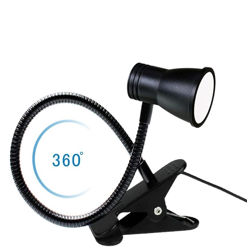 Bedroom Bedside Desk Lamp Eye Protection Desk led Clip Type with Clip Special for Students and Children Writing, Reading and Learning