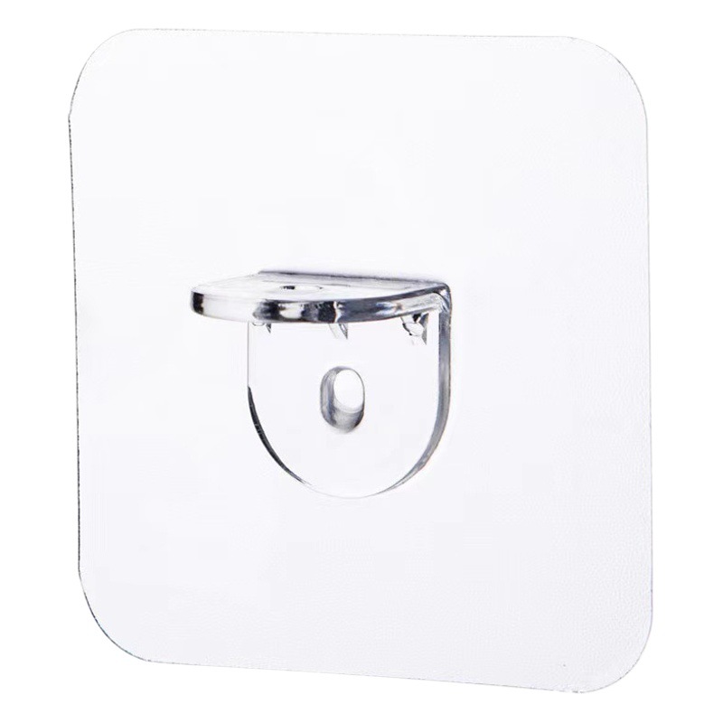 Non-perforated shelf wardrobe layered partition sticking support holder load-bearing shelf nail-free compartment bracket
