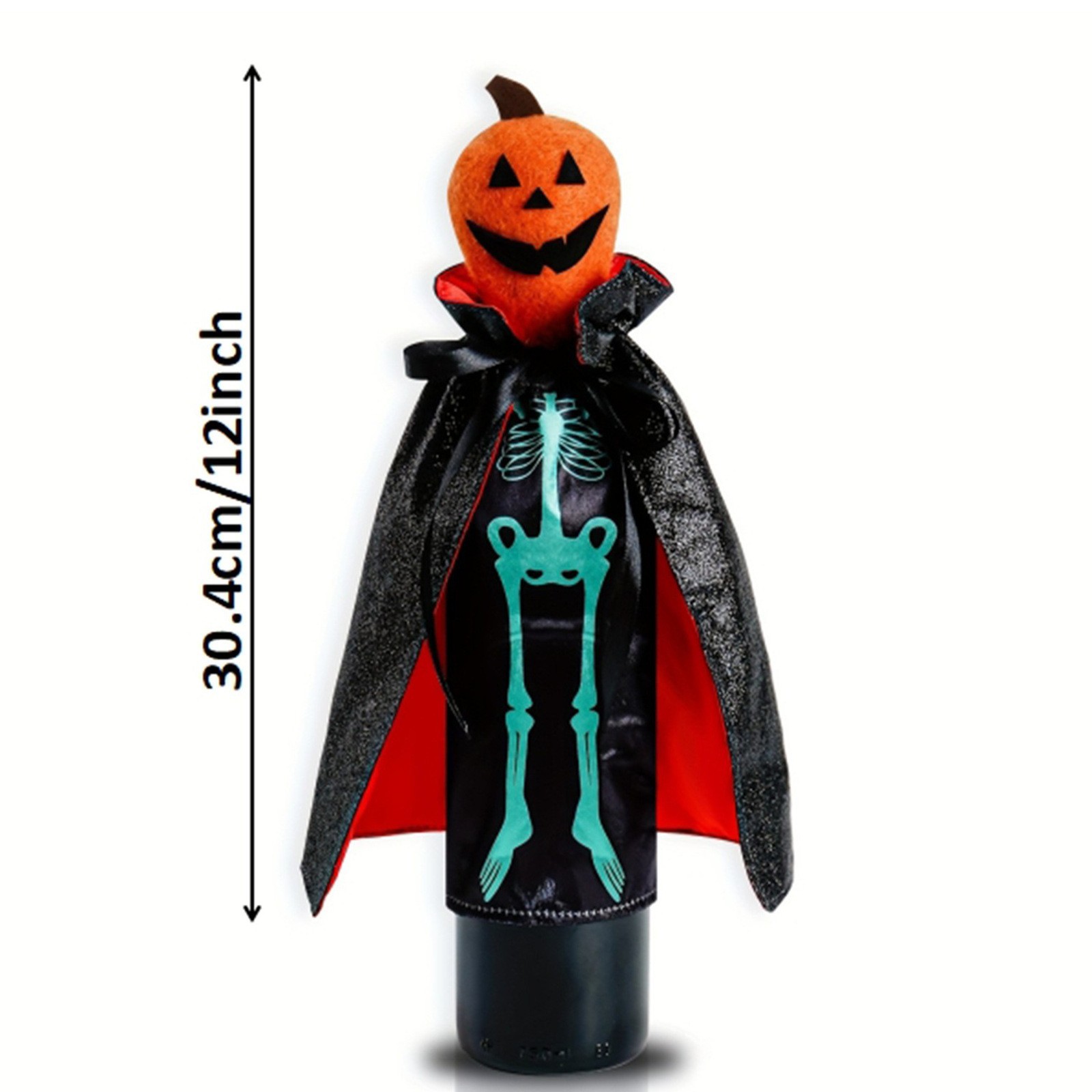 Picture of Cross-border New Halloween Wine Bottle Set Skull Pumpkin Champagne Wine Bottle Bag Table Decoration Supplies Ornaments Wholesale