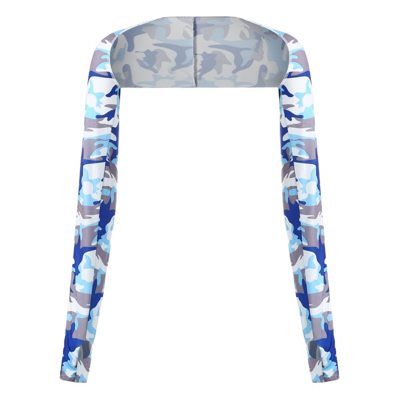 Cross-border New Sunscreen Shawl Summer Sports Outdoor Shawl Sleeve Integrated Golf Sunscreen Ice Silk Shawl