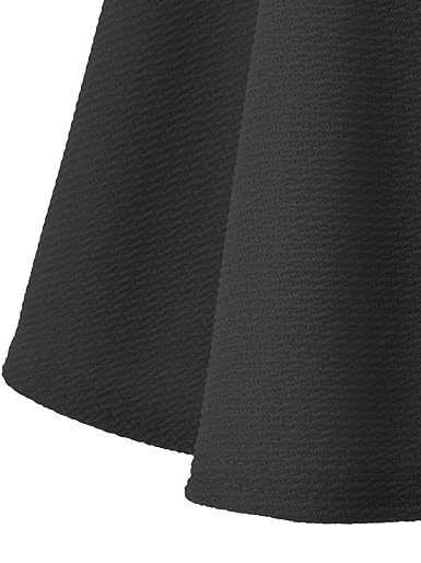 Picture of European and American Cross-Border Women's Large Size Half-Length Umbrella Skirt High-Waist Elastic Slimming Look Solid Color A-Line Skirt Mid-Length Skirt with Large Skirt