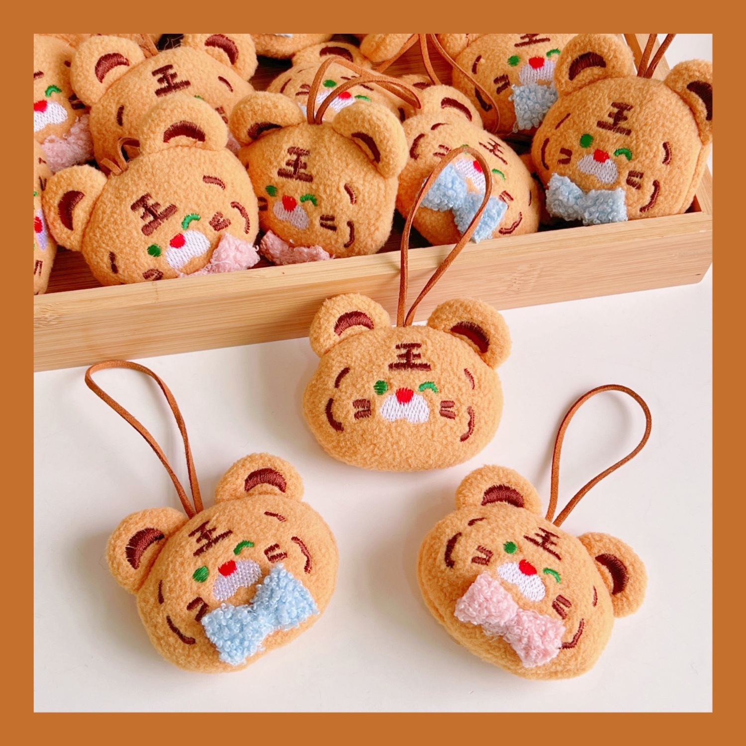 Picture of Cute Cartoon Sweating Puppy Doll Pendant Kidsren Ins Plush Decorative Doll Cute Bear Puppy Pendant