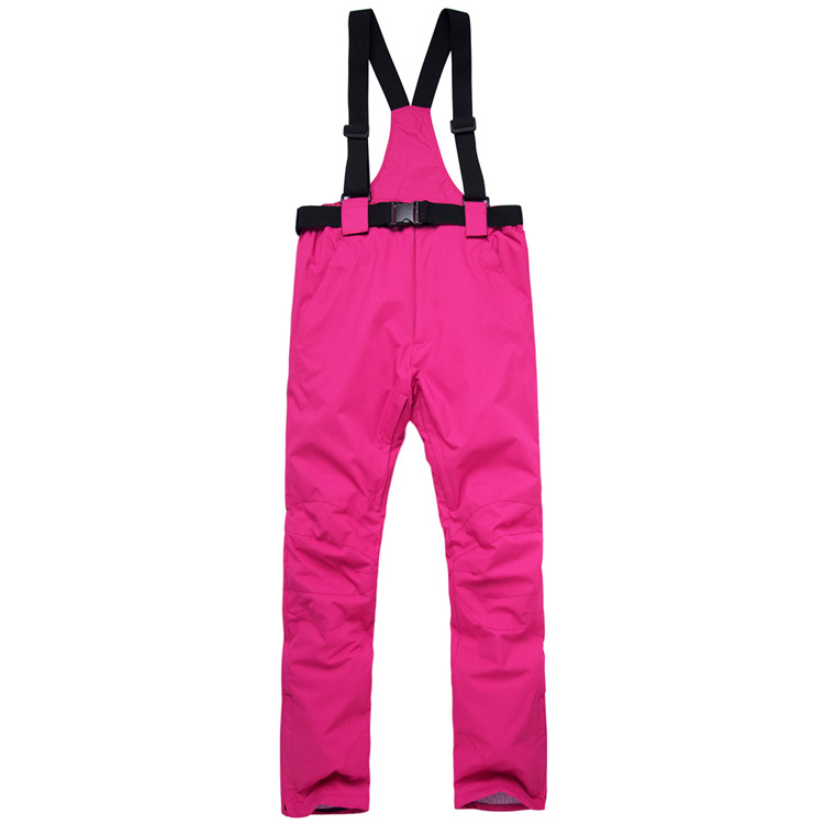 Picture of Women's Men's Winter Outdoor Couple's Ski Pants Warm Thickened Strap Cotton Pants