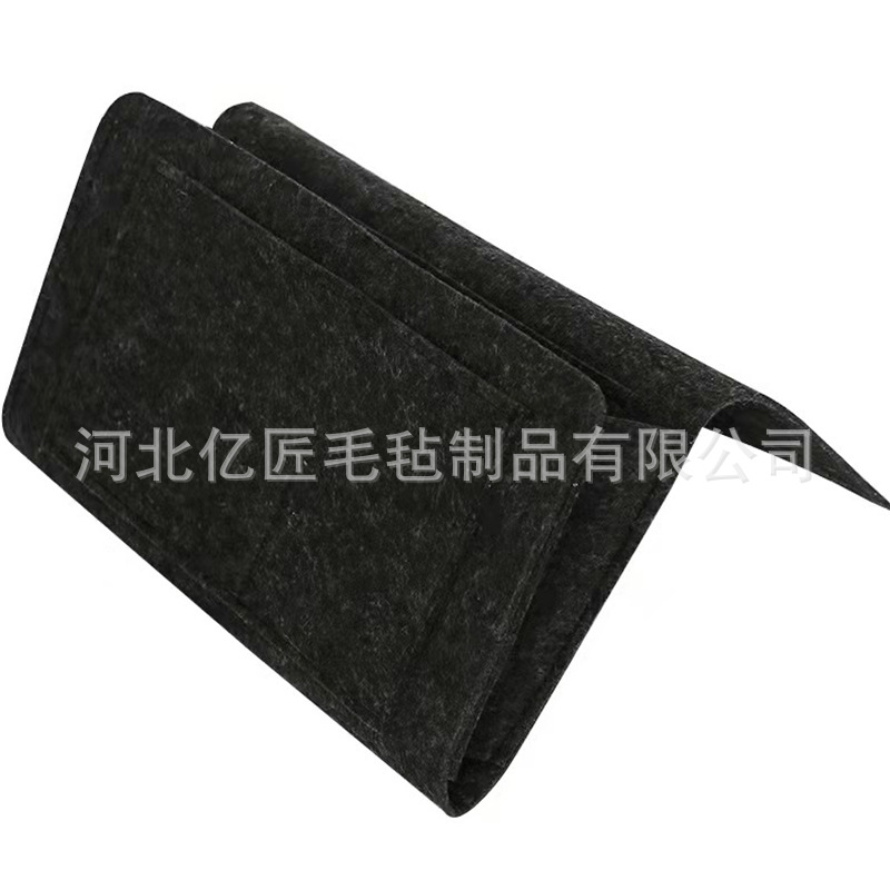 Picture of Felt Bedside Storage Bag Living Room Sofa Side Felt Bag Home Book Storage Bag Dormitory Bedside Storage Hanging Bag