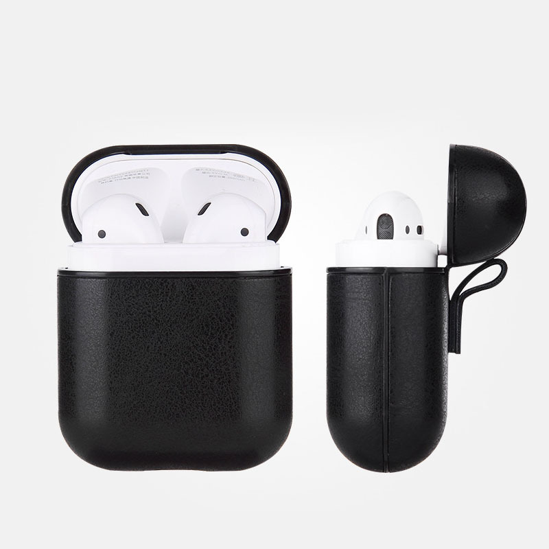 Picture of Cross-border trend PU leather wireless Bluetooth earphone case protective cover fashion drop-resistant suitable for Apple Airpod