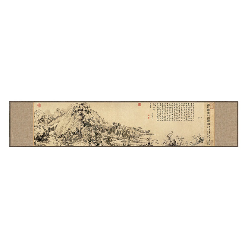 Fuchun Mountain Residence Picture Living Room Hanging Painting New Chinese Sofa Background Wall Landscape Painting Office Tea Room Decorative Painting
