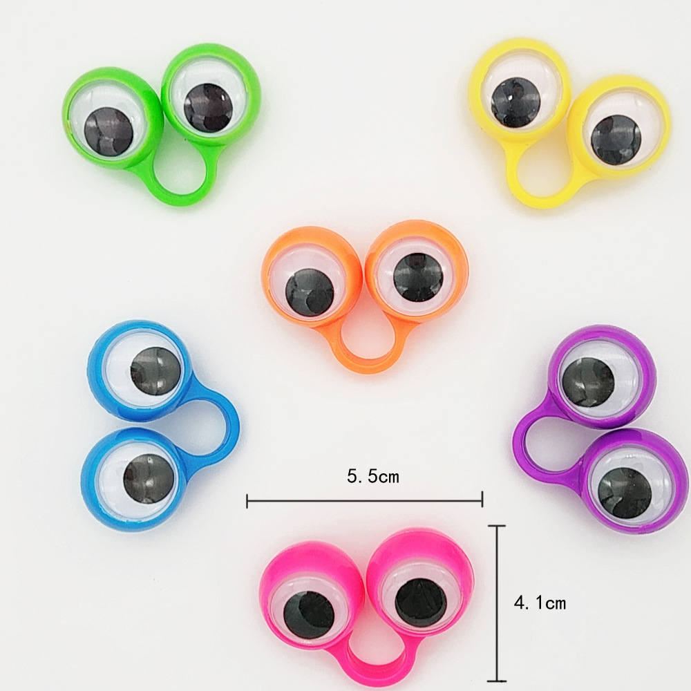 Picture of Children's Finger Activity Eye Fun Creative Party Gift Halloween Devil Eye Ring