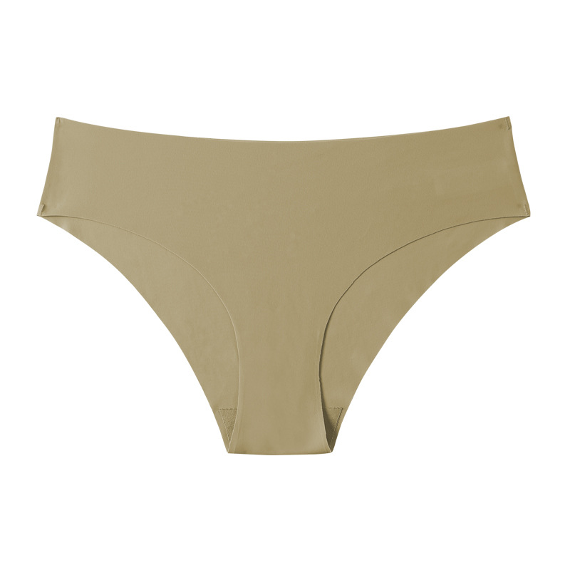 Picture of Cross-Border Seamless Ice Silk One-Piece Girls' Underwear European and American Large Size Pure Cotton Crotch Breathable Women's Briefs Wholesale