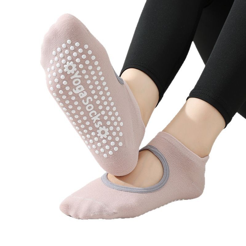 Picture of Yoga socks women's professional non-slip socks indoor floor socks Sports Fitness Pilates socks silicone particle non-slip