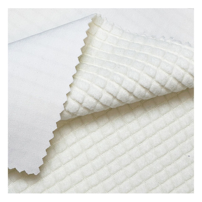 Shenghui Soft Shell Fabric 100d Polyester Four-sided Elastic Composite Puncture Lattice Waterproof Breathable Rush Clothes Fabric