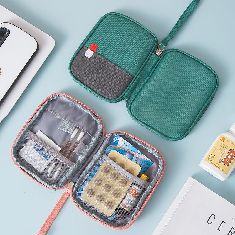 Picture of Portable Emergency Kit, Outdoor Car-Mounted Medicine Kit, Household Emergency Kit, Large-Capacity Epidemic Prevention Medicine Storage Bag