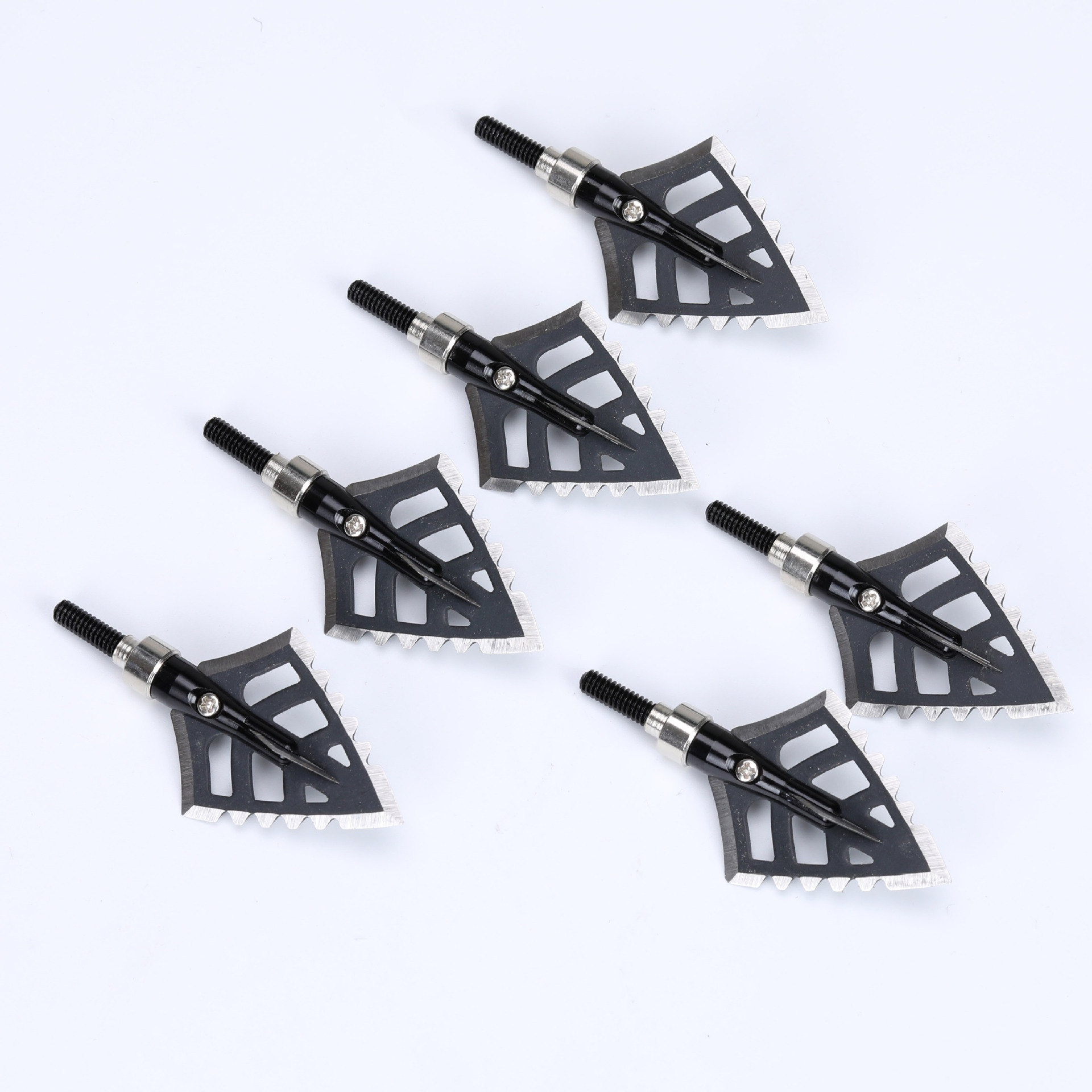 Picture of Red Devil Black Devil Arrow Toothed Recurve Bow Glass Fiber Carbon Aluminum Retro Outdoor Threaded Arrow