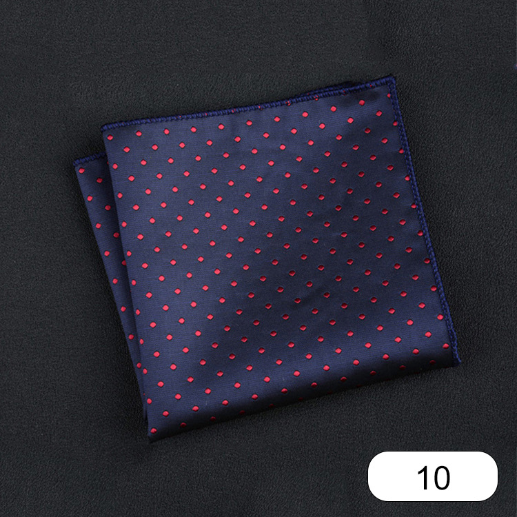 Picture of Men's suit small square scarf factory wholesale fashion polyester fashion accessories vintage embroidery pattern pocket towel men's clothing