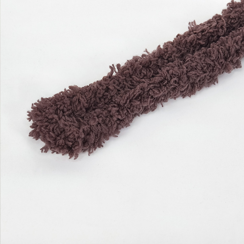 Picture of 15mm Coral Fleece Twist Stick Puppy Material Pack Accessories Encrypted Thickened Wool Strip Handmade DIY Plush Doll