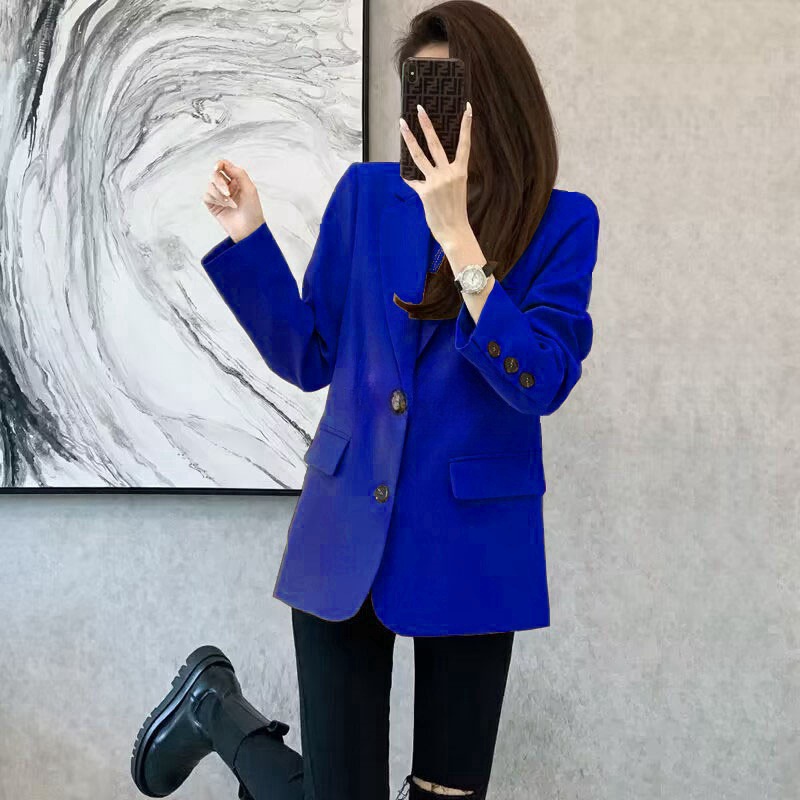 Picture of 2024 new wholesale commuter spring and autumn Joker suit jacket female Korean trend European little one generation hair