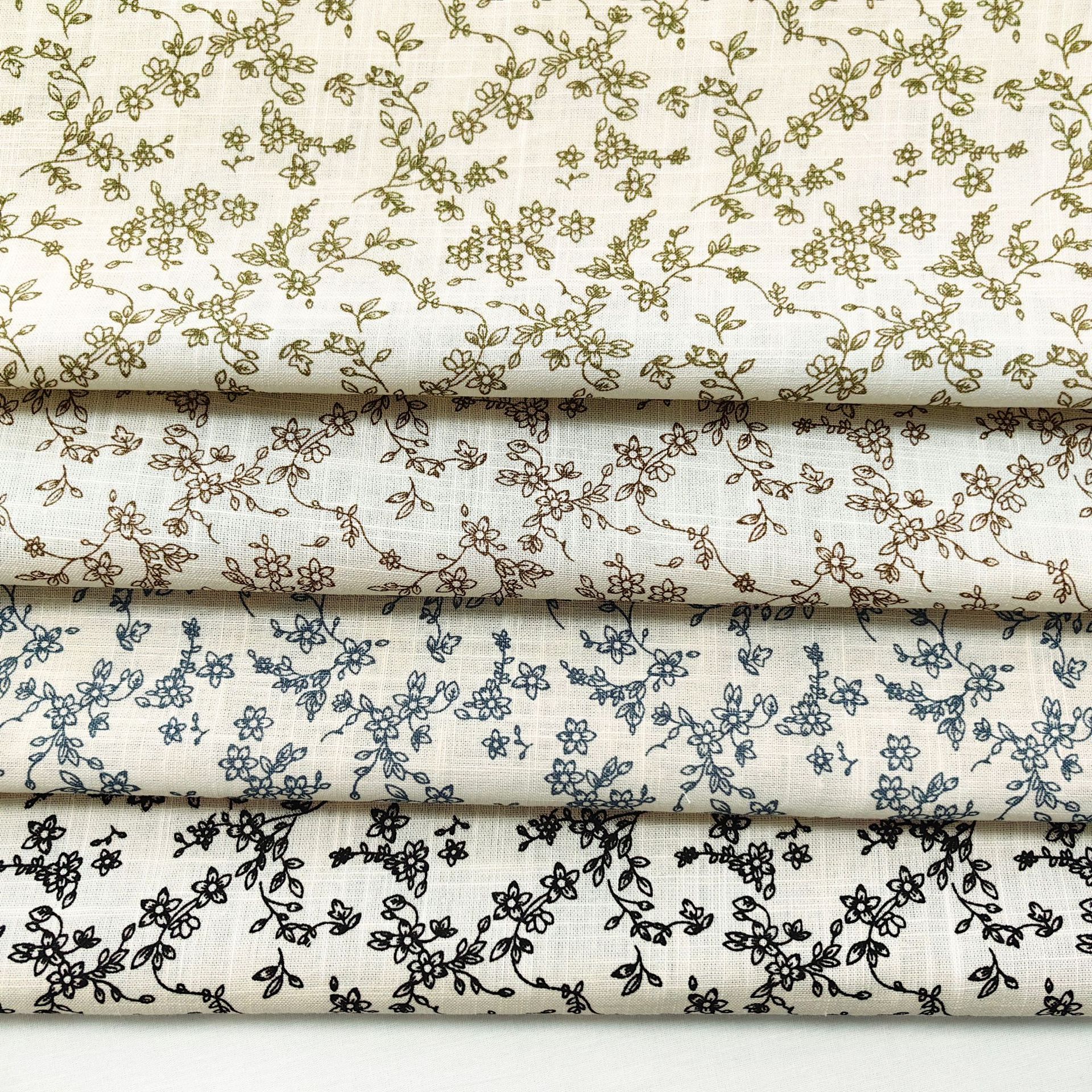 Picture of Cotton Bamboo Jacquard Fabric Floret Japanese and Korean Printed dress Children's Wear Table Cloth Fashion Fabric Home Boutique
