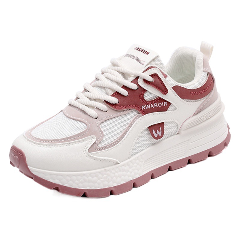 Shown feet small father shoes women 2025 spring new fried street increased Joker casual sports Forrest Gump shoes AD8802-1