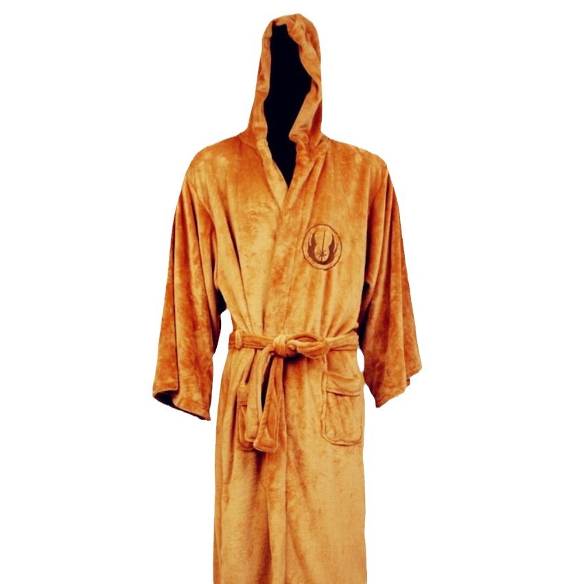 Picture of Autumn/Winter Men's cosplay Star Wars Jedi Knights Pajamas Galactic Empire Bathrobe Nightgown Warrobe Revamped