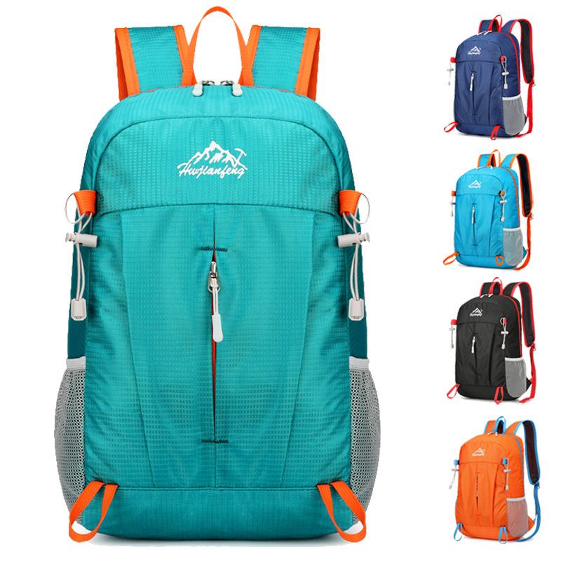 Cross-border new lightweight folding backpack generation hair anti-splashing sports outdoor backpack wholesale riding body bag