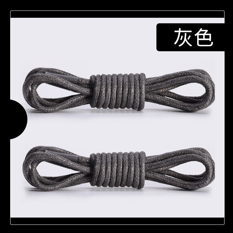 Picture of Wild elephant wholesale martin boots shoelace leather shoes boots brown white black wax rope round waxed shoelace rope a pair