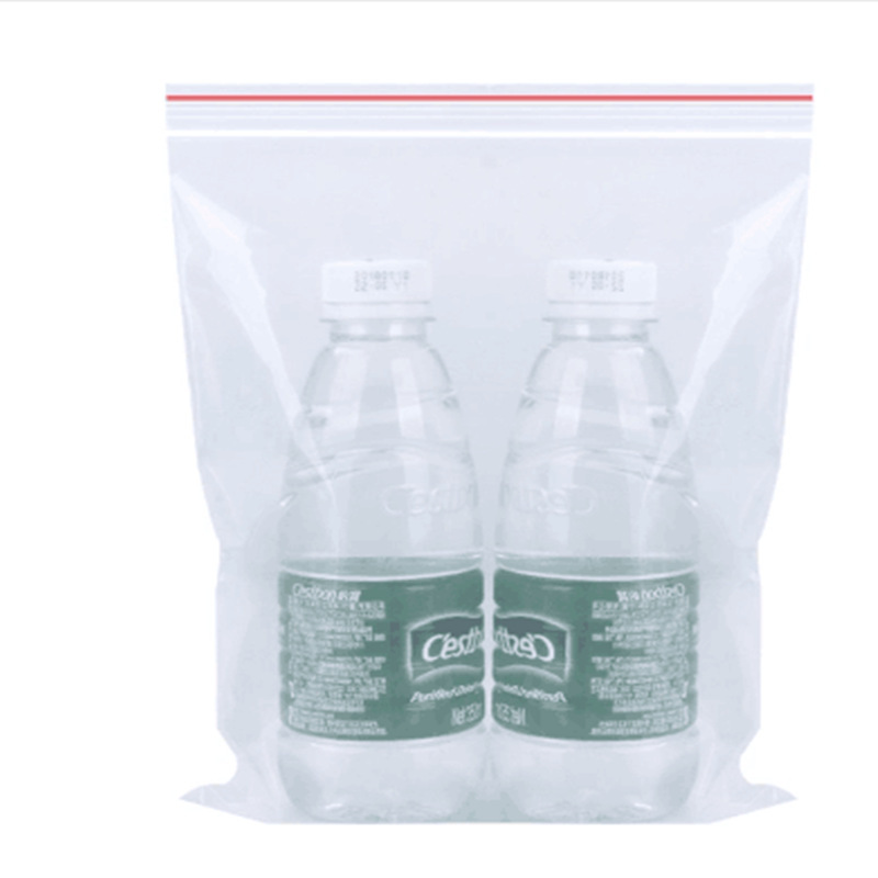Picture of 1380cm rectangular self-sealing bag pe bone pulling bag plastic sealing mouth plastic bag slender irregular packaging bag