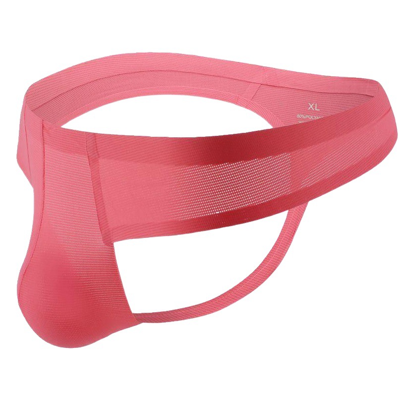 Wholesale men's thong thin low waist sexy T pants with ventilation mesh
