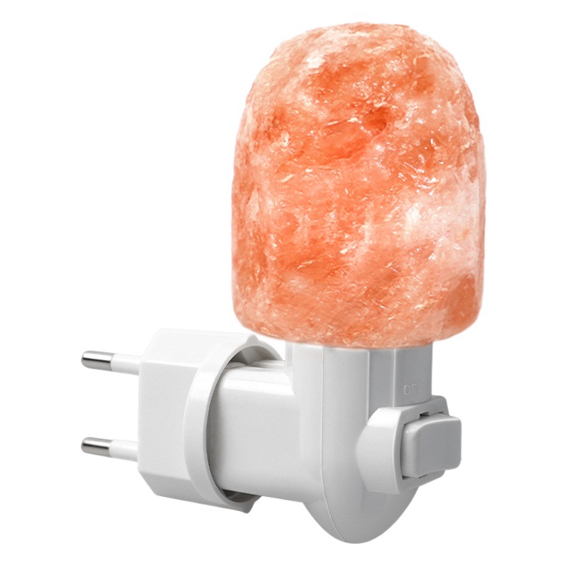 Factory wholesale dual-use small wall lamp Himalayan crystal salt lamp modern night light bedroom bedside lamp atmosphere lamp