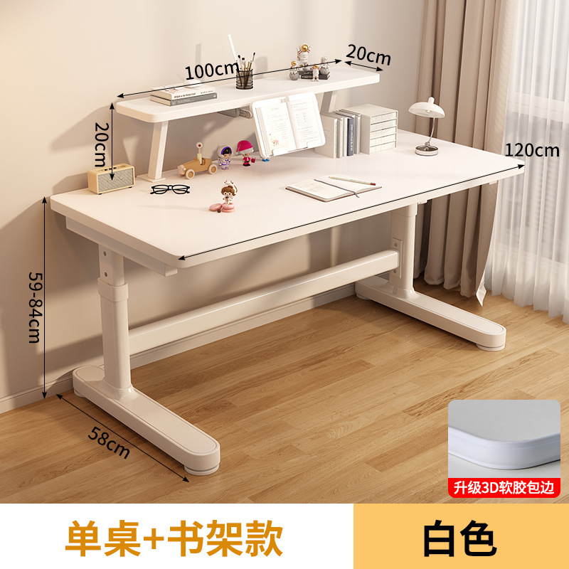 Picture of Manufacturer Children's Study Table Primary and Secondary School Students Writing Table Home Computer Table Liftable Solid Wood Desk Study Table