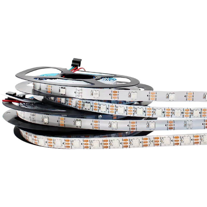 2812 magic light with 5050 running water horse racing 5V built-in ic Light bar ktv decoration led programming waterproof light bar