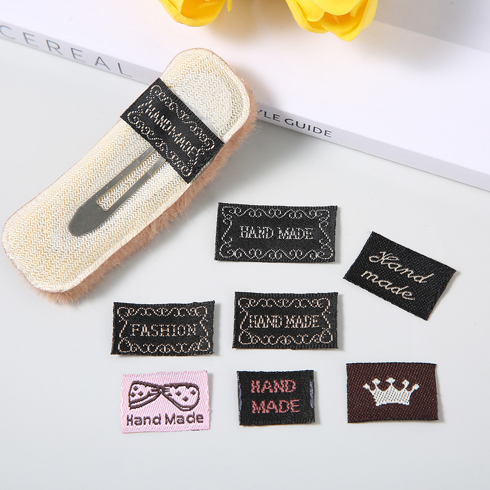 Picture of In stock HANDMADE woven buckle hair band special decoration Korean universal HANDMADE English DIY embroidery label