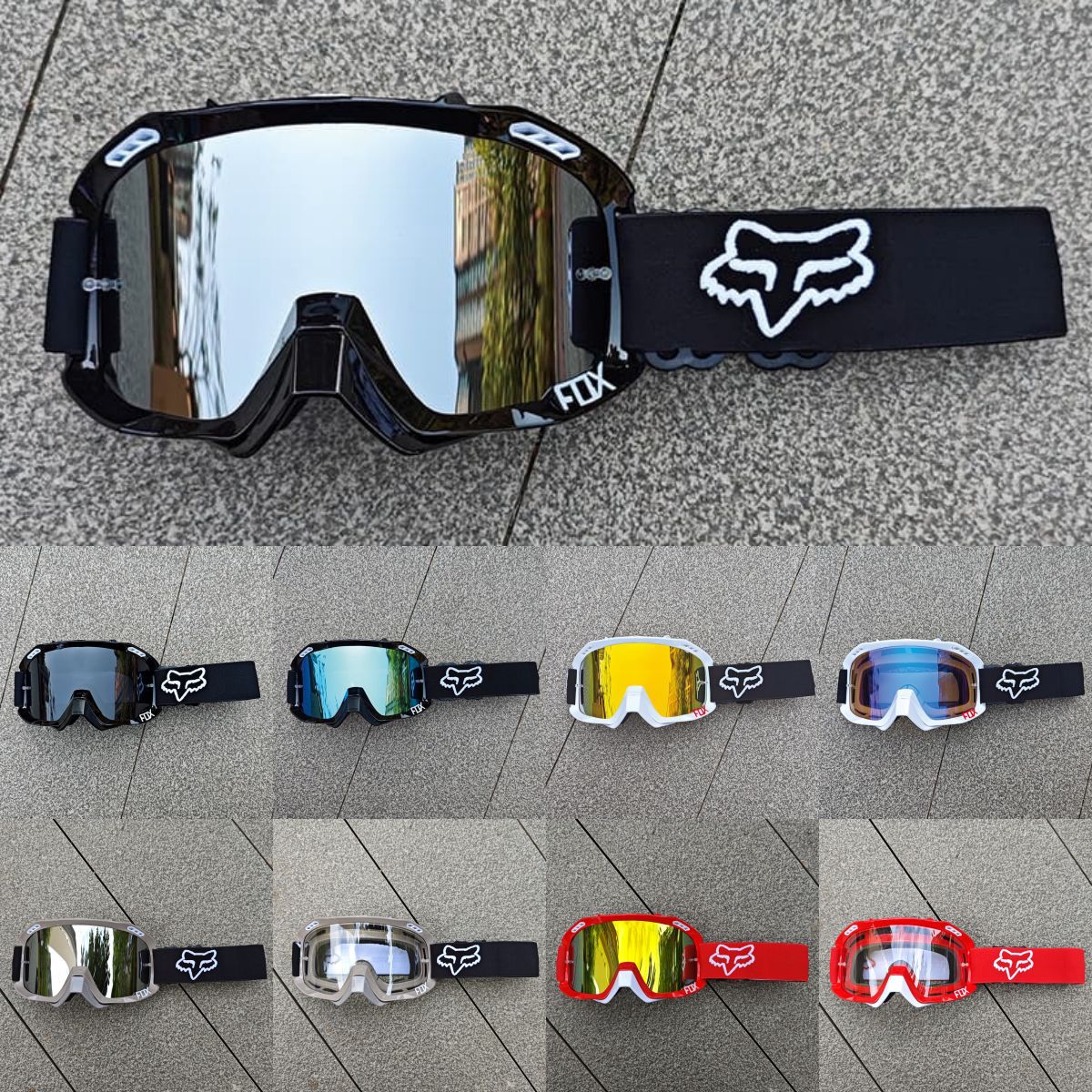Cross-border in stock FOX cross-country motorcycle goggles goggles carding motorcycle ski goggles cycling outdoor glasses