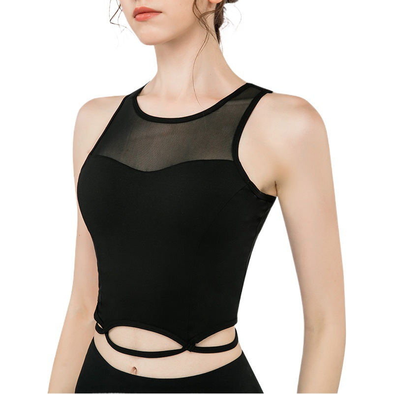 Sporty Bicycle Fitness Bra Women's Summer Running Training Yoga Underwear Gather Stereotype Vest Factory Batch
