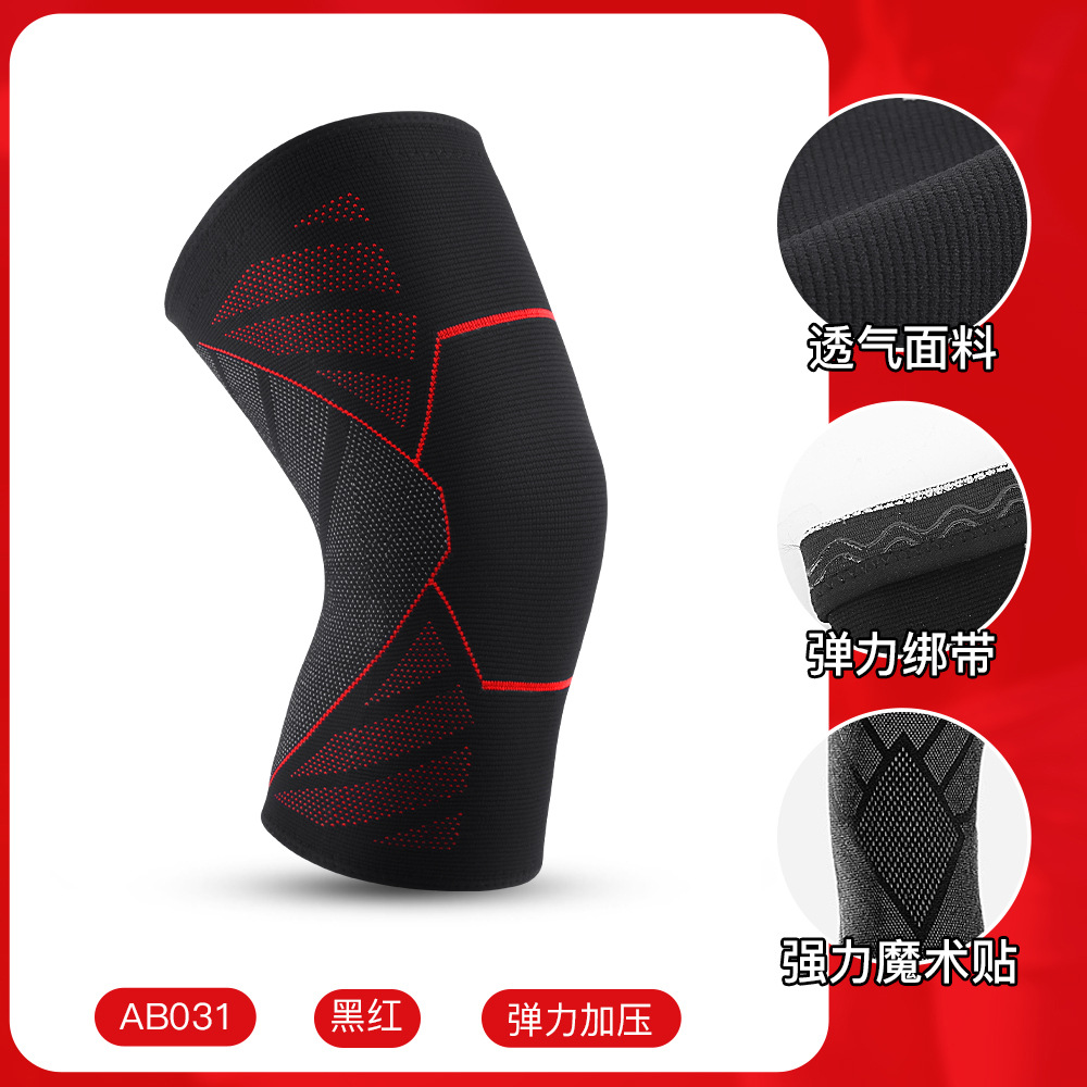 Picture of Outdoor Sports Elastic Shock-Absorbing Breathable Mountaineering Fitness Basketball Joint Meniscus Protective Knee Pads Breathable Shock-Absorbing