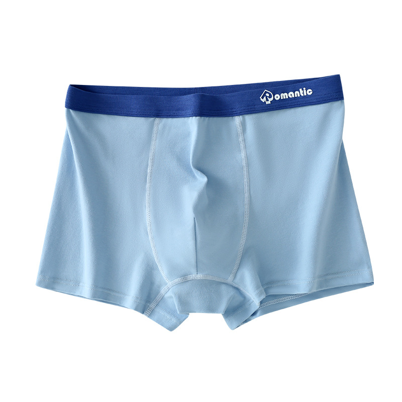 Picture of Youth underwear boys development period students junior high school students older children cotton boxer shorts development period plus size